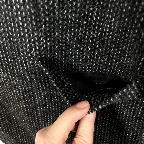 Paco Rabanne Mens 100% Wool Tweed 42R Gray Sport Coat Blazer Jacket Structured - Picture 7 of 13